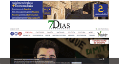 Desktop Screenshot of extremadura7dias.com